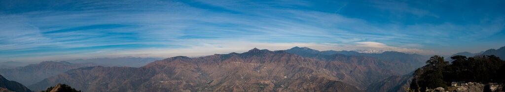 Himalayan ranges seen from the hills near Mussoorie