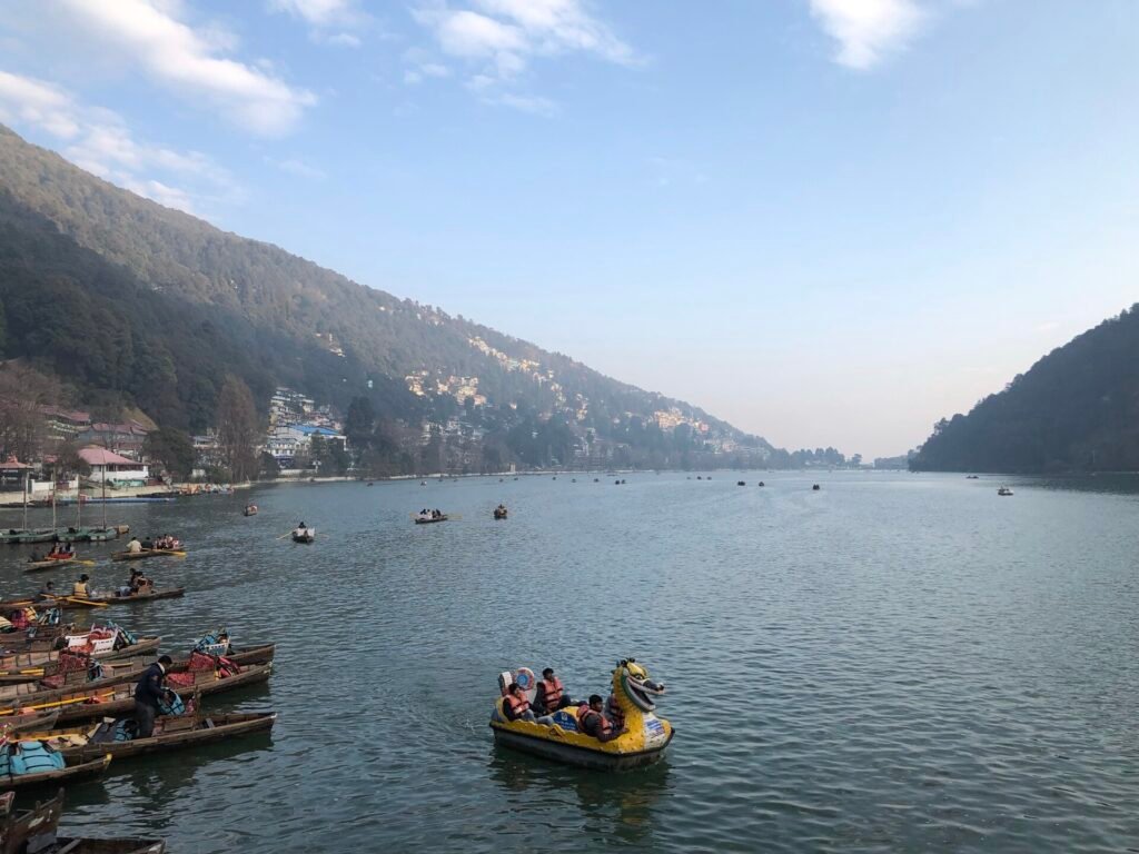 Boats on Naini Lake, Nainital