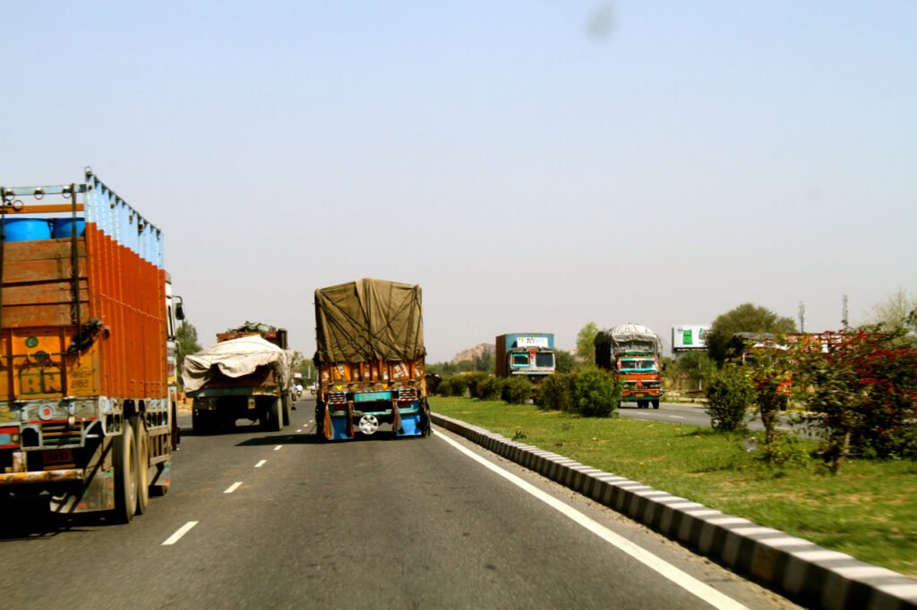 Highway through Rajasthan